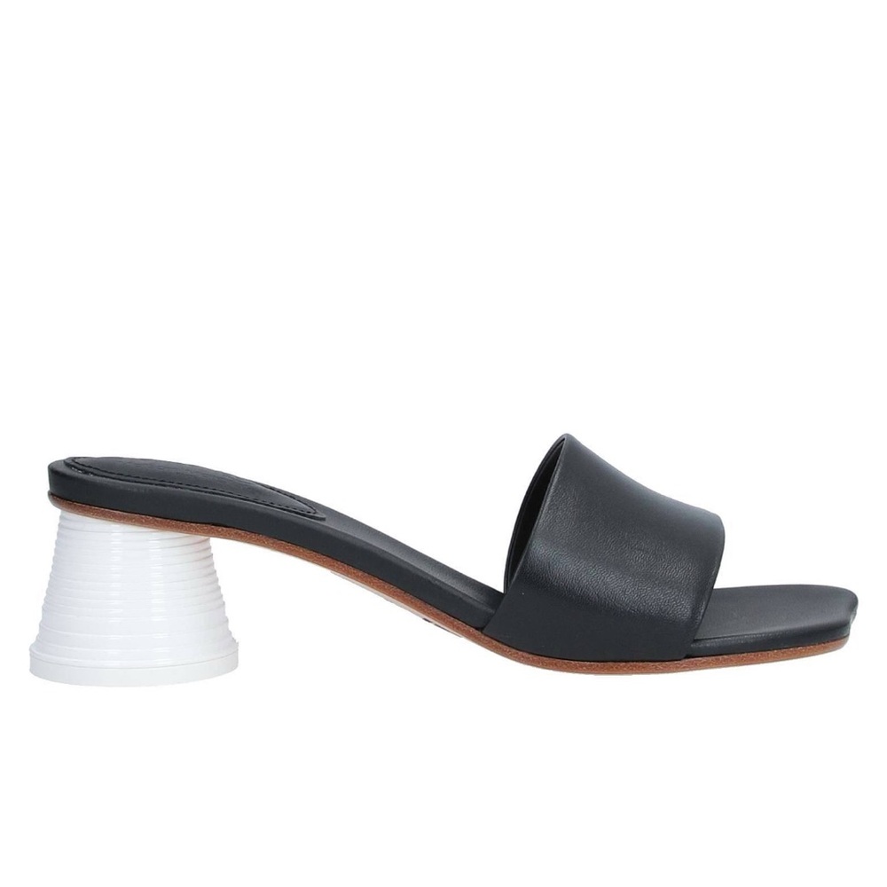 MM6 Maison Margiela Women's Black Slide Sandals